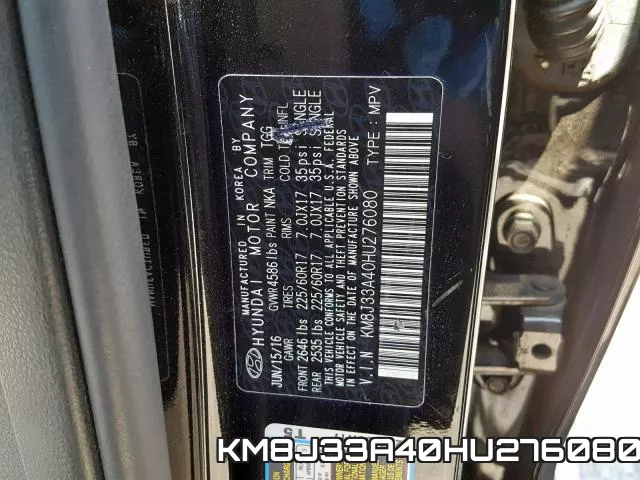 KM8J33A40HU276080
