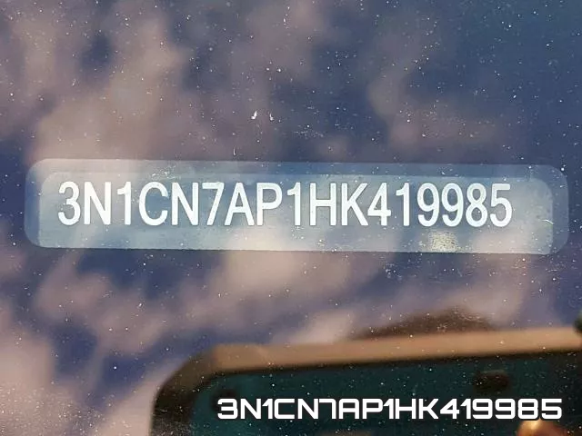 3N1CN7AP1HK419985
