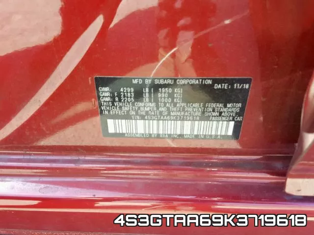 4S3GTAA69K3719618