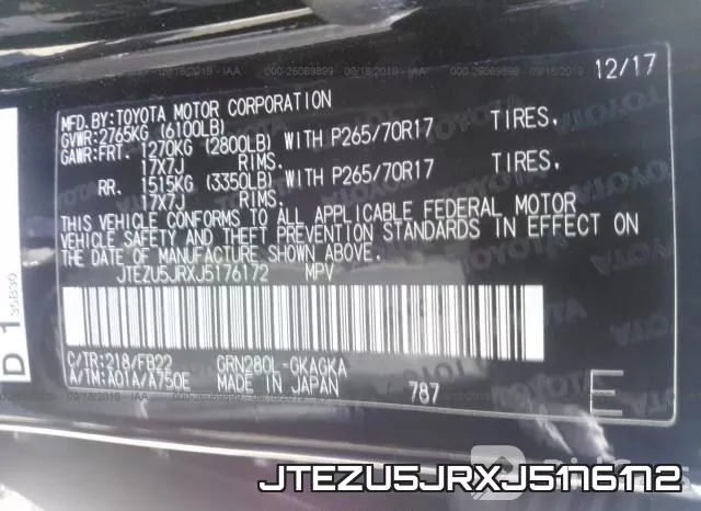 JTEZU5JRXJ5176172