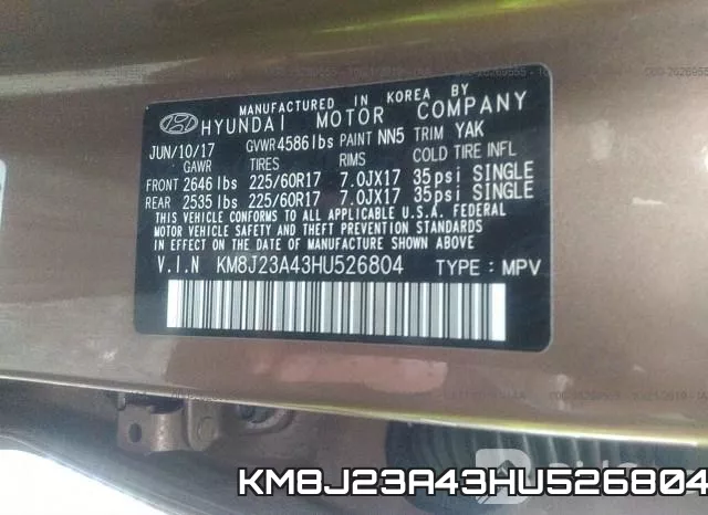 KM8J23A43HU526804