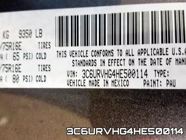 3C6URVHG4HE500114