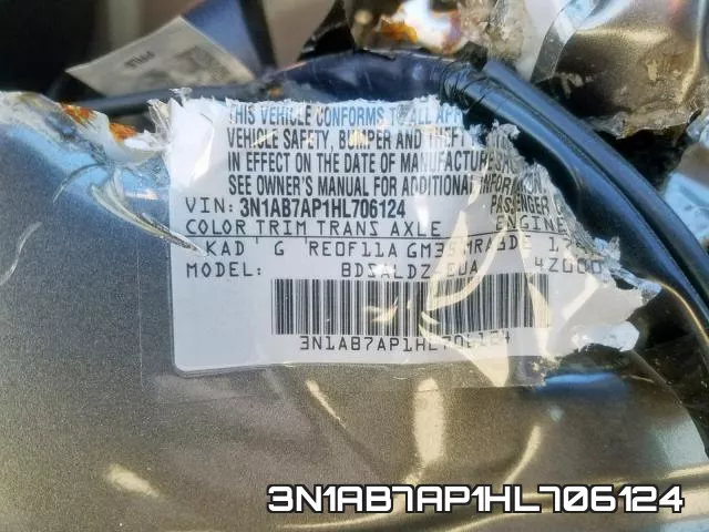 3N1AB7AP1HL706124