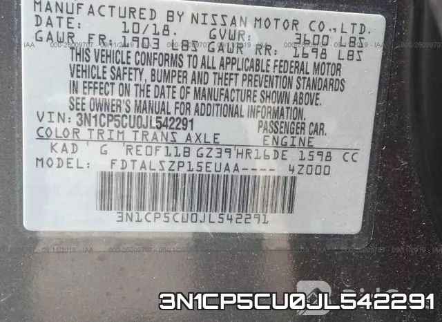 3N1CP5CU0JL542291