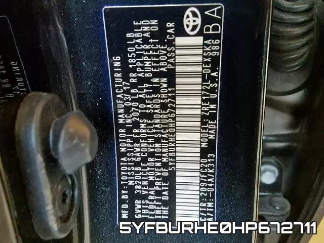 5YFBURHE0HP672711