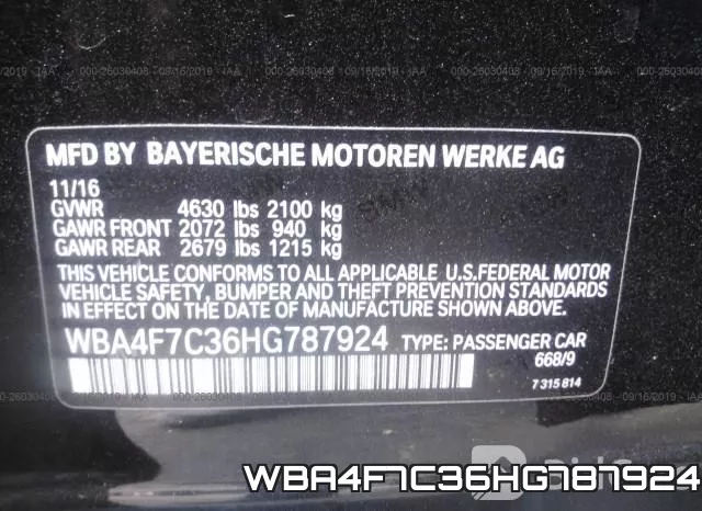 WBA4F7C36HG787924