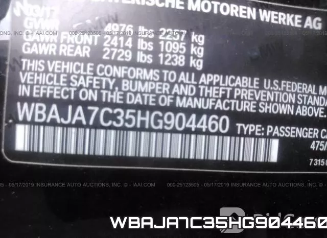 WBAJA7C35HG904460