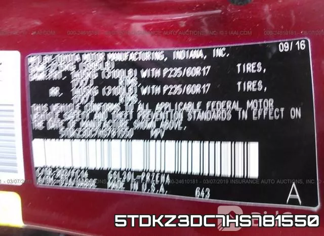 5TDKZ3DC7HS781550