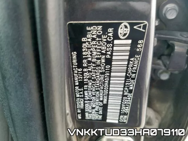 VNKKTUD33HA079110
