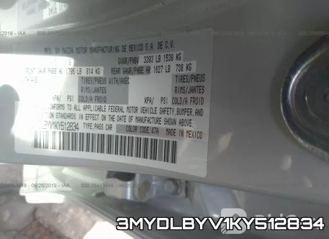 3MYDLBYV1KY512834