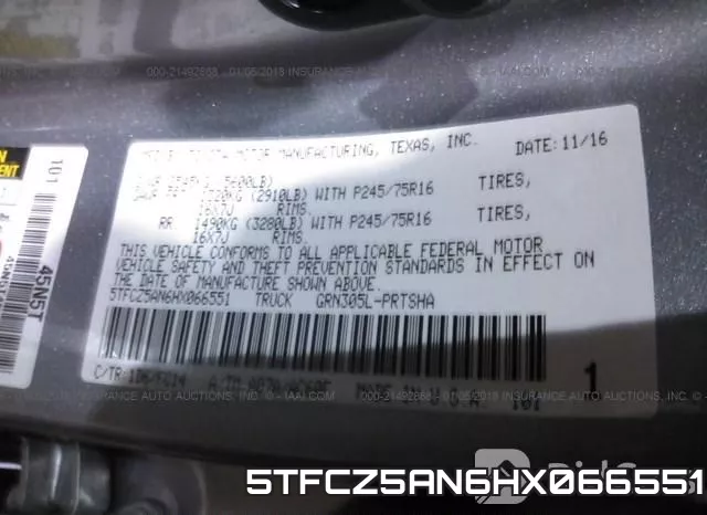 5TFCZ5AN6HX066551