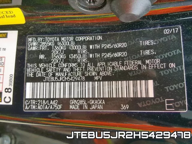 JTEBU5JR2H5429478