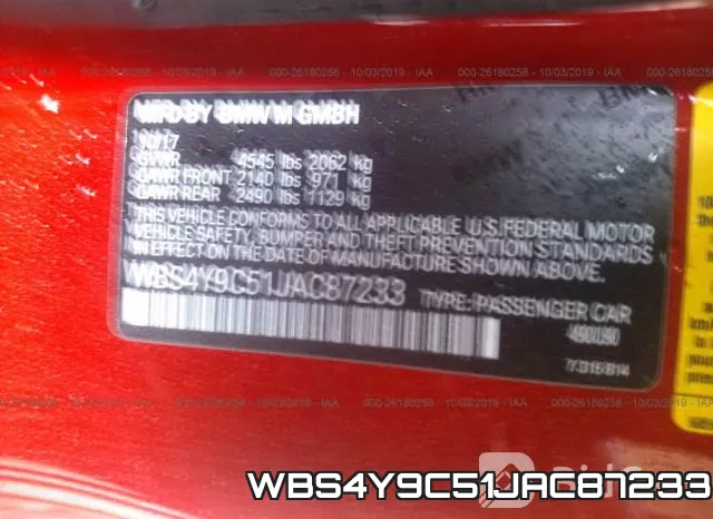 WBS4Y9C51JAC87233