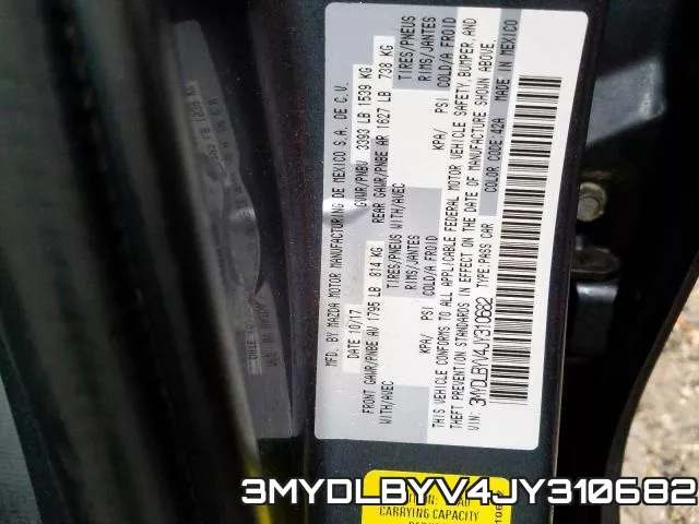 3MYDLBYV4JY310682