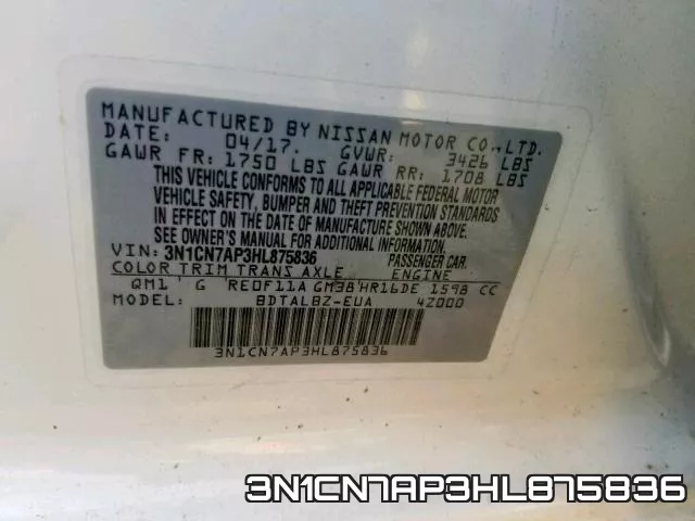 3N1CN7AP3HL875836