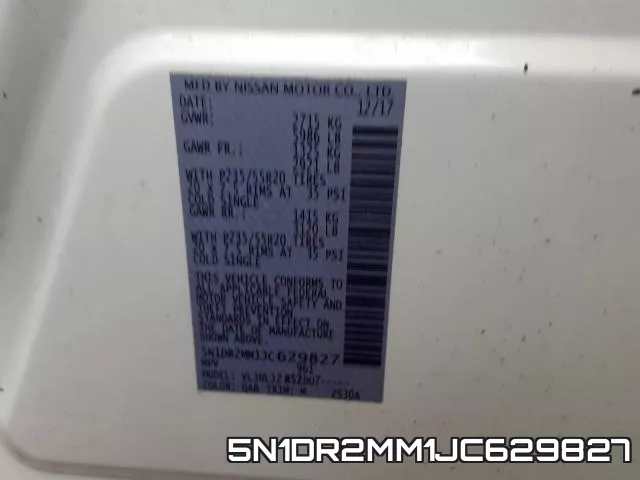 5N1DR2MM1JC629827