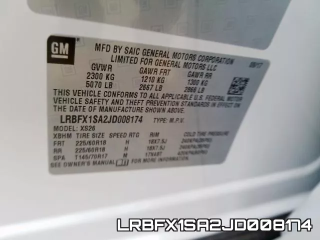 LRBFX1SA2JD008174