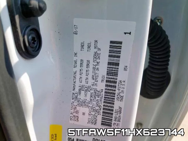 5TFAW5F11HX623744