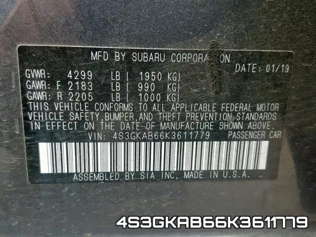 4S3GKAB66K3611779
