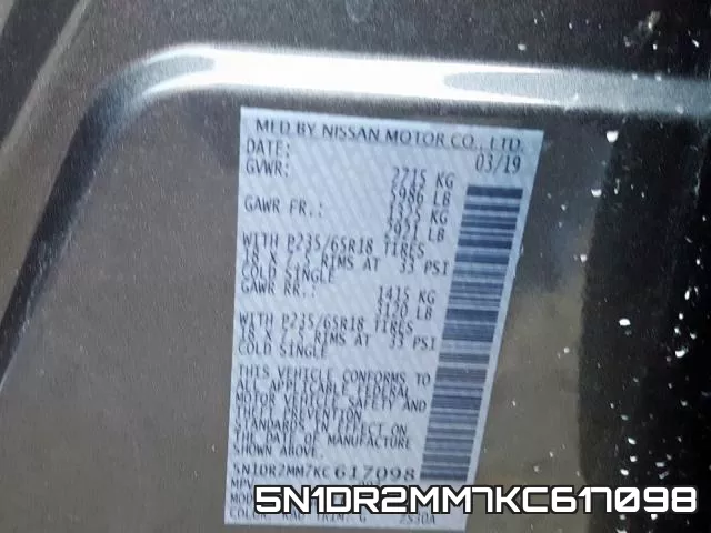 5N1DR2MM7KC617098