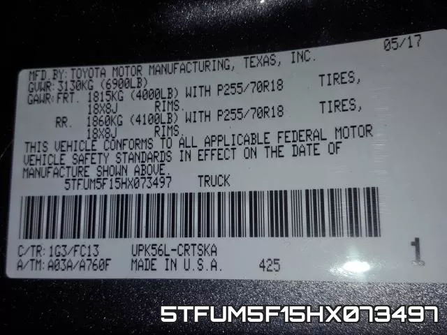 5TFUM5F15HX073497