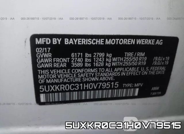 5UXKR0C31H0V79515