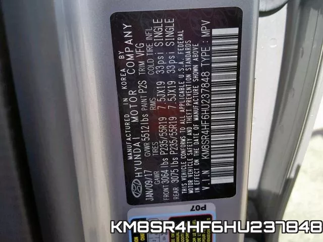 KM8SR4HF6HU237848