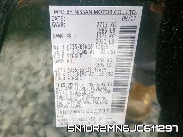 5N1DR2MN6JC611297