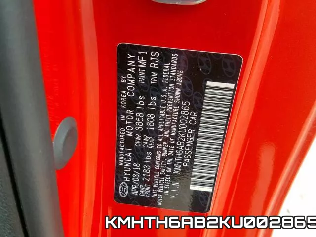 KMHTH6AB2KU002865