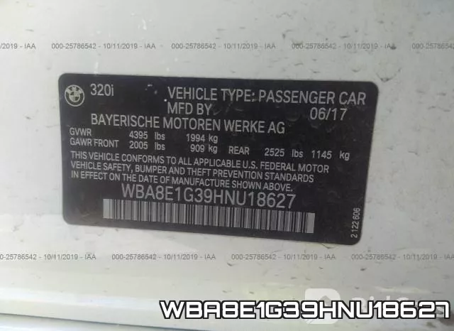 WBA8E1G39HNU18627