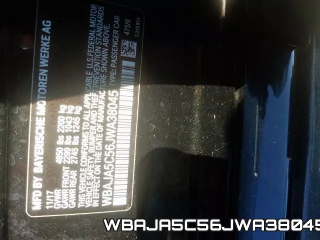 WBAJA5C56JWA38045