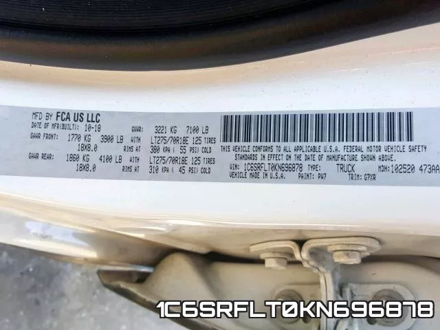 1C6SRFLT0KN696878