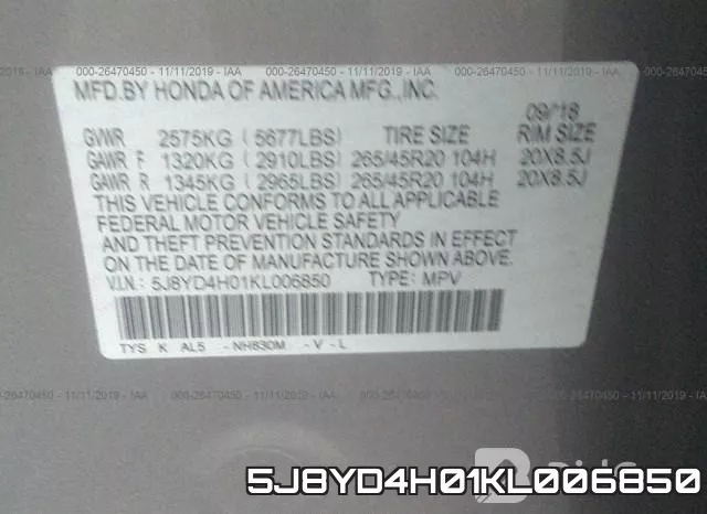 5J8YD4H01KL006850
