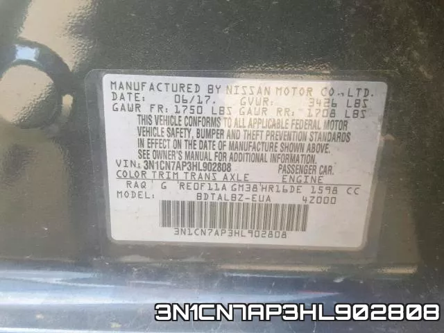 3N1CN7AP3HL902808