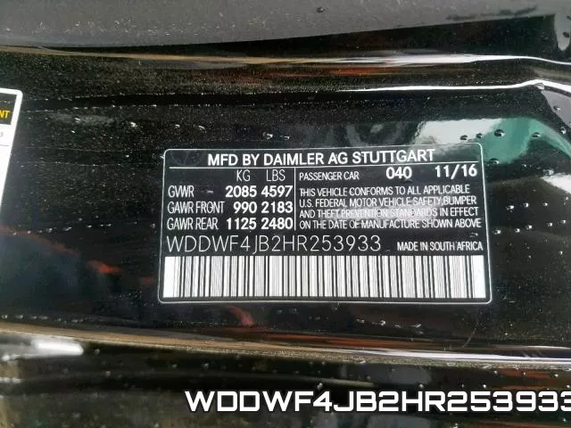 WDDWF4JB2HR253933