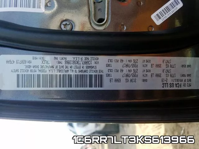 1C6RR7LT3KS613966