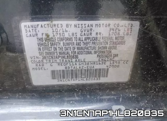 3N1CN7AP1HL820835