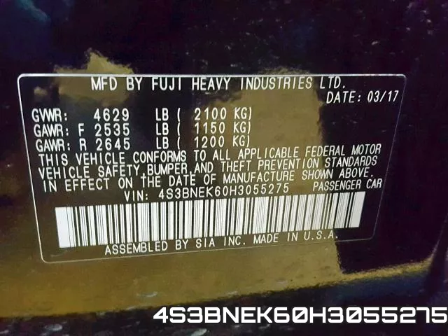 4S3BNEK60H3055275