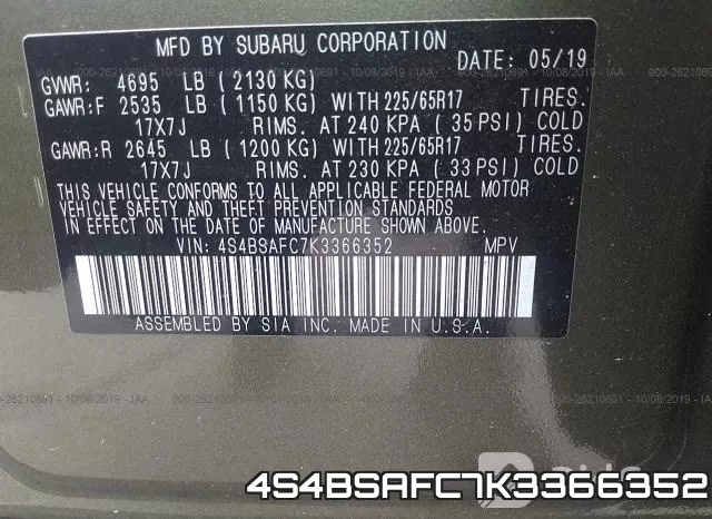 4S4BSAFC7K3366352