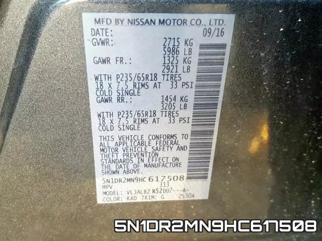 5N1DR2MN9HC617508