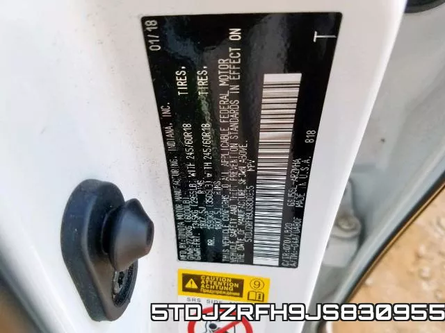 5TDJZRFH9JS830955
