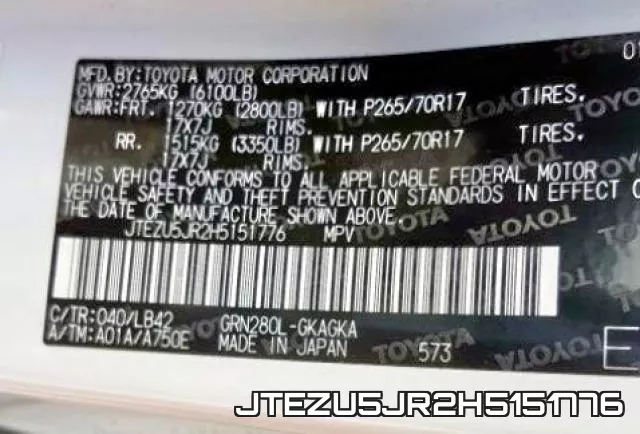 JTEZU5JR2H5151776