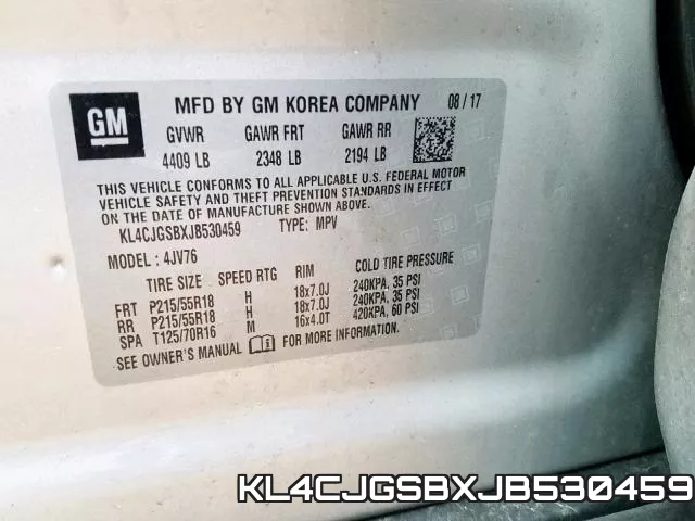 KL4CJGSBXJB530459