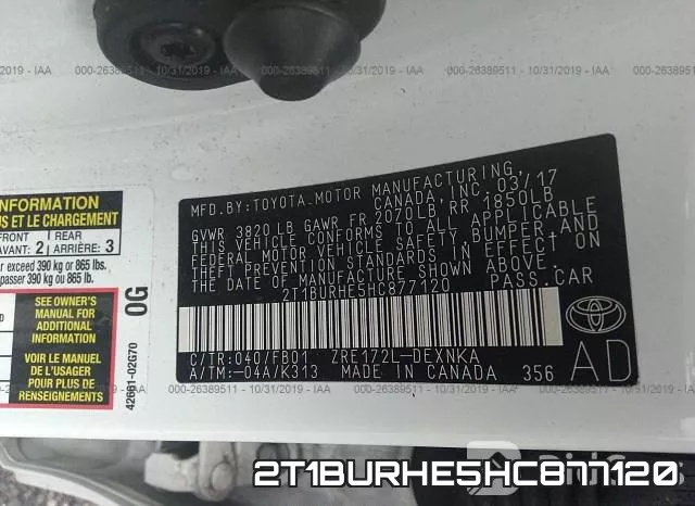 2T1BURHE5HC877120