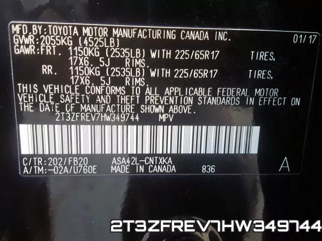 2T3ZFREV7HW349744