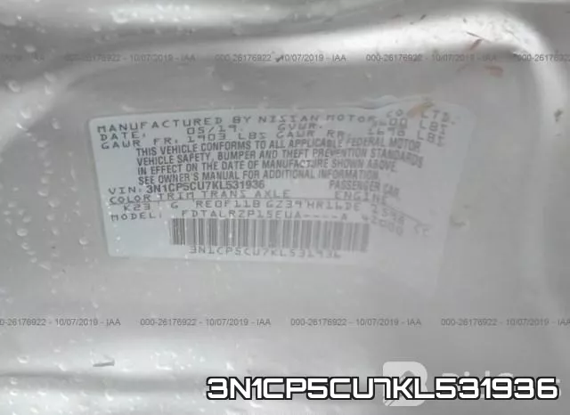 3N1CP5CU7KL531936