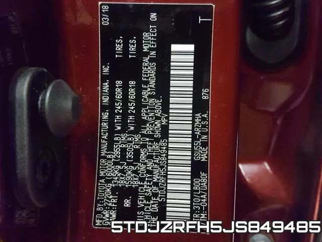 5TDJZRFH5JS849485