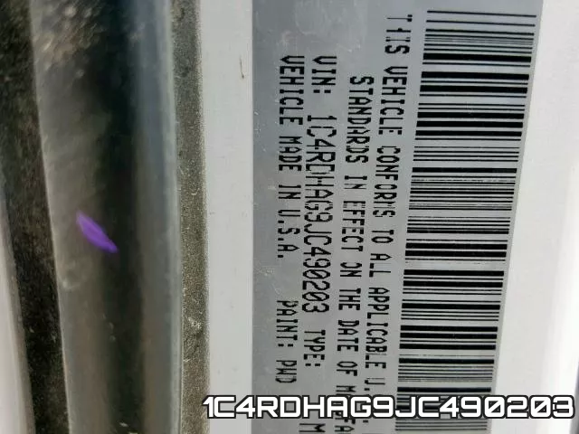 1C4RDHAG9JC490203