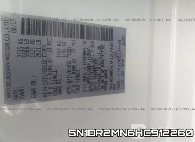 5N1DR2MN6HC912260