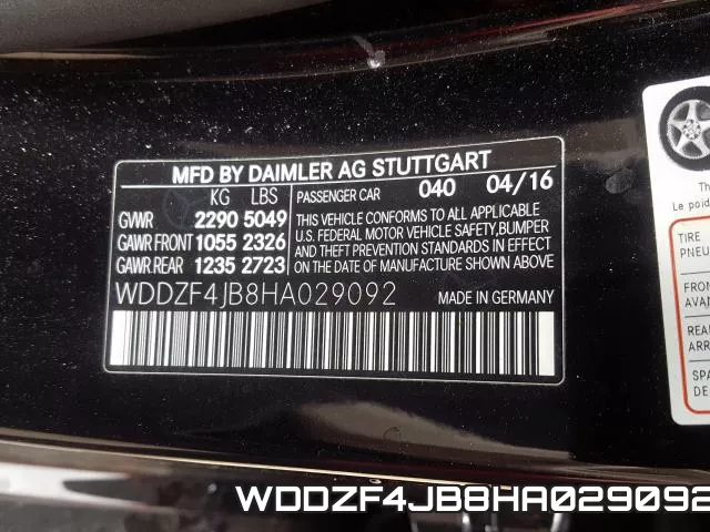 WDDZF4JB8HA029092